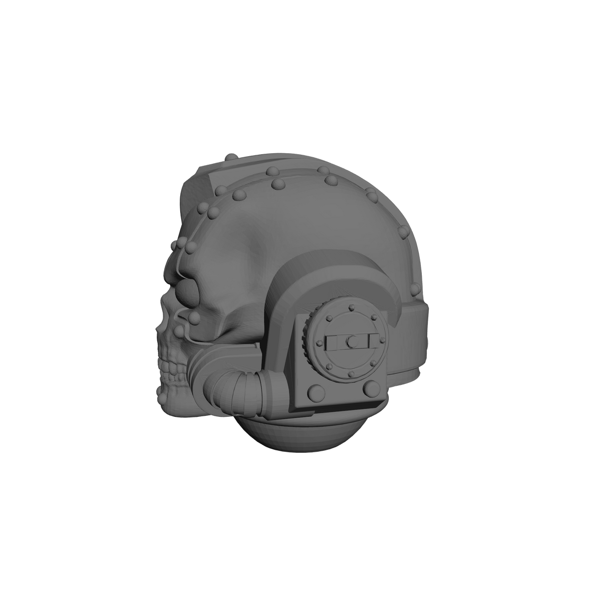 Battle Priest Skullwarden Ceremonial Helmet V Grim compatible with JoyToy 1:18 scale armored action figures custom resin head swap