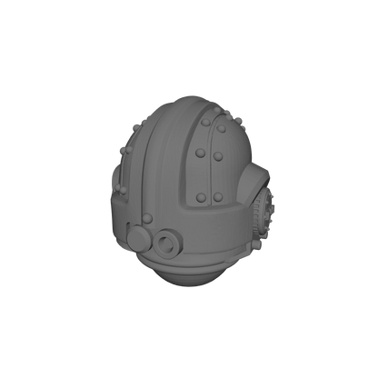 Battle Priest Skullwarden Ceremonial Helmet V Grim compatible with JoyToy 1:18 scale armored action figures custom resin head swap
