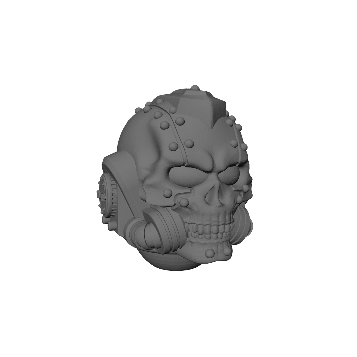 Battle Priest Skullwarden Ceremonial Helmet V Grim compatible with JoyToy 1:18 scale armored action figures custom resin head swap