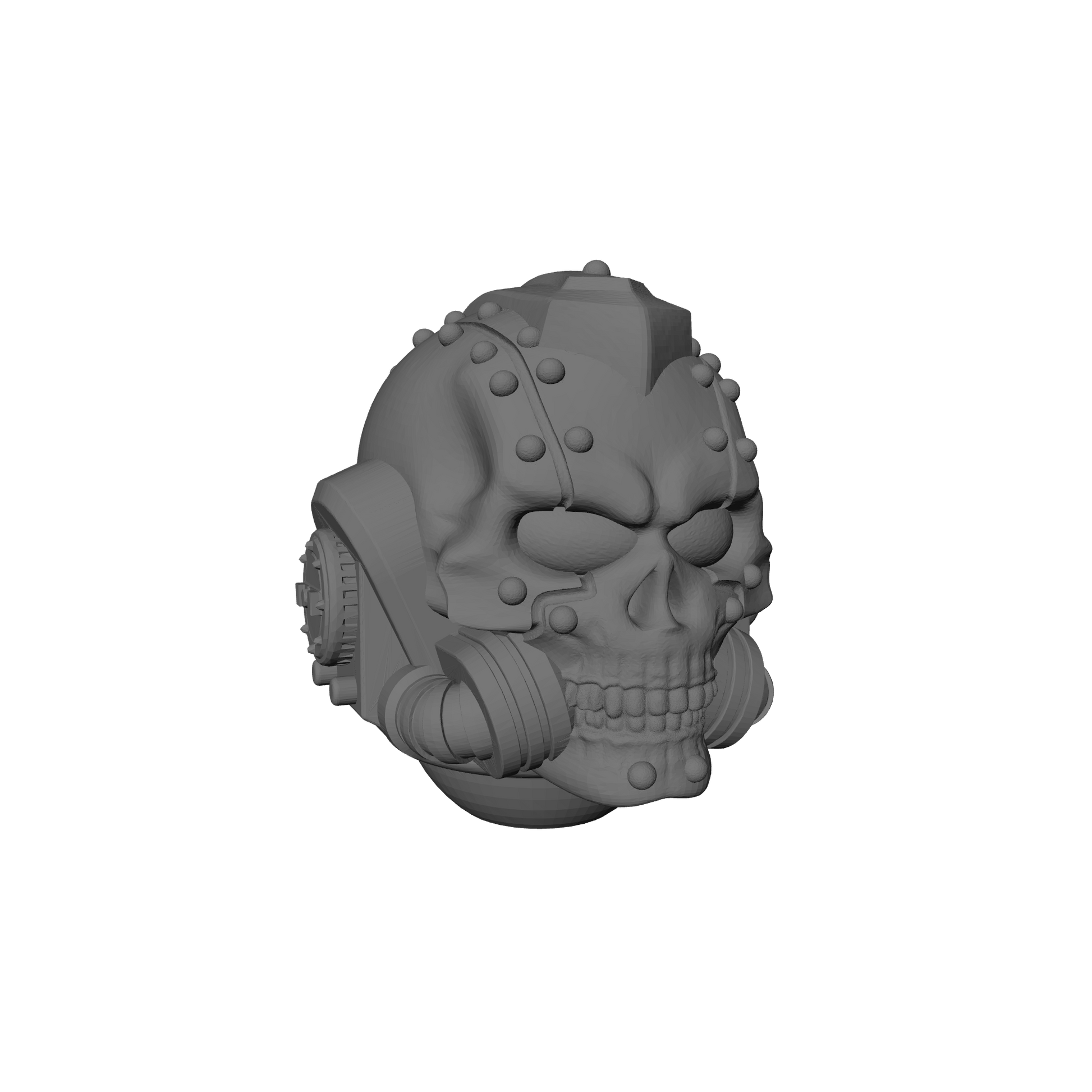Battle Priest Skullwarden Ceremonial Helmet V Grim compatible with JoyToy 1:18 scale armored action figures custom resin head swap