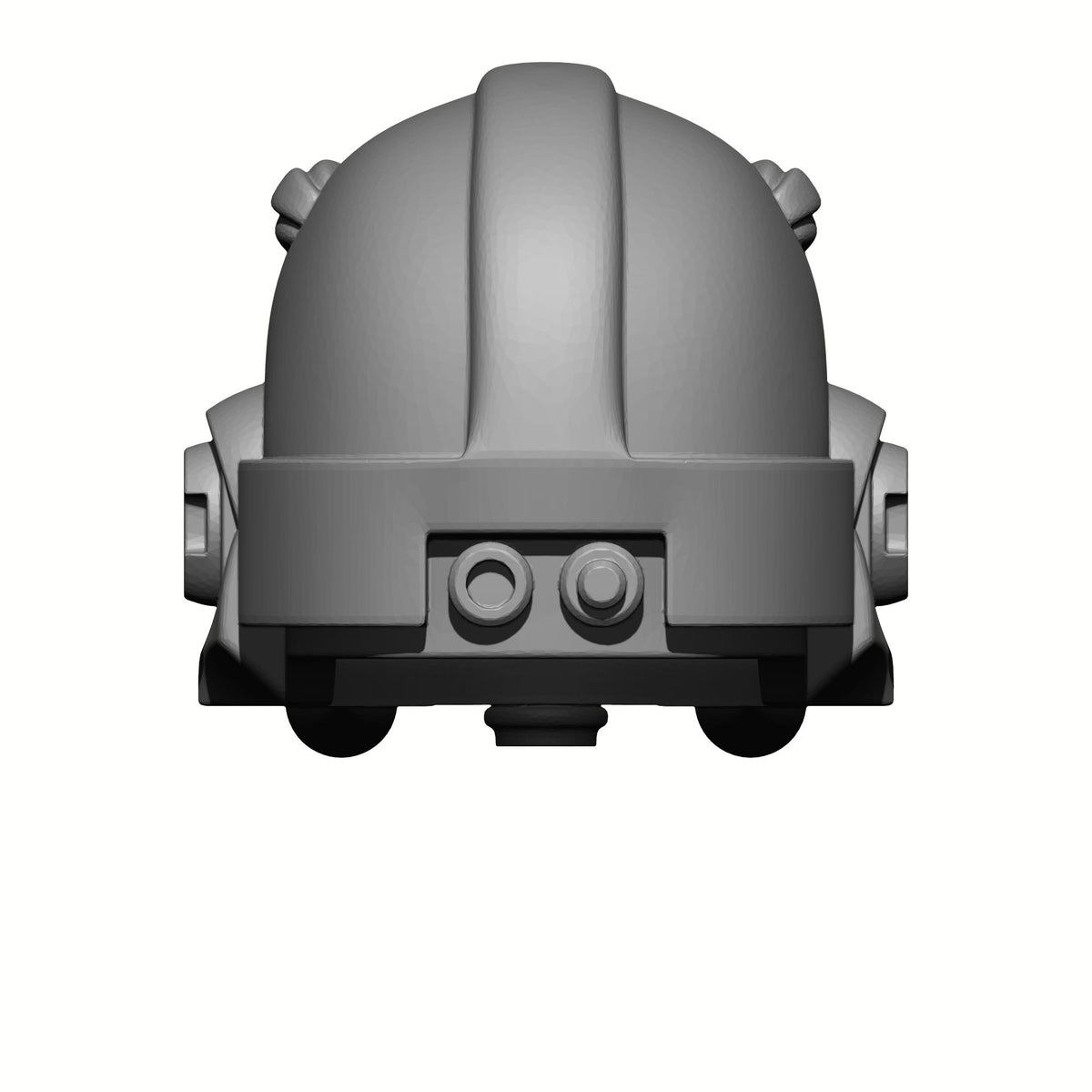 Combat Medic Warrior Order Captain's Type 10 custom resin helmet with raised medic emblem compatible with McFarlane Toys 1:12 scale armored action figures