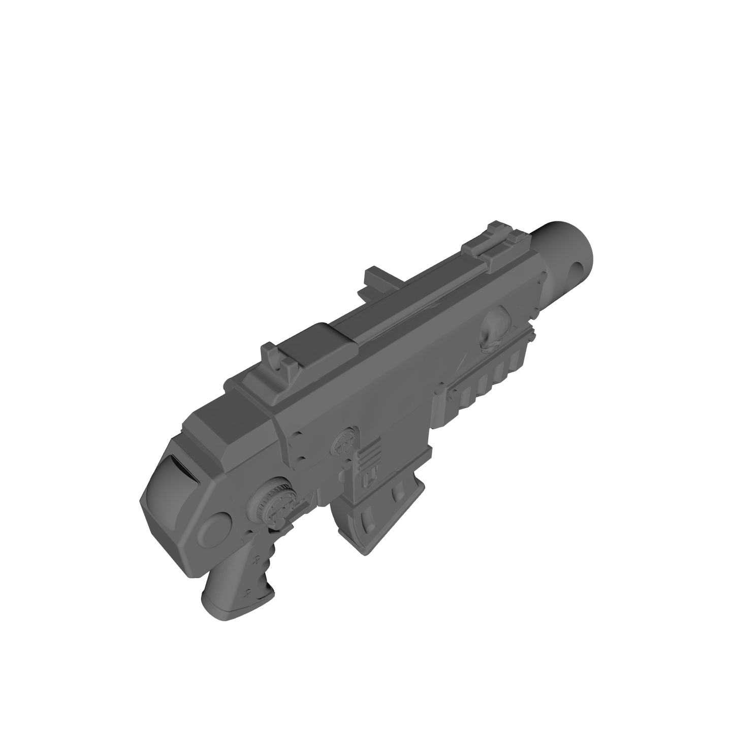 Combat Rifle Type 3 V6 custom resin futuristic rifle compatible with McFarlane Toys 7-inch armored action figures.