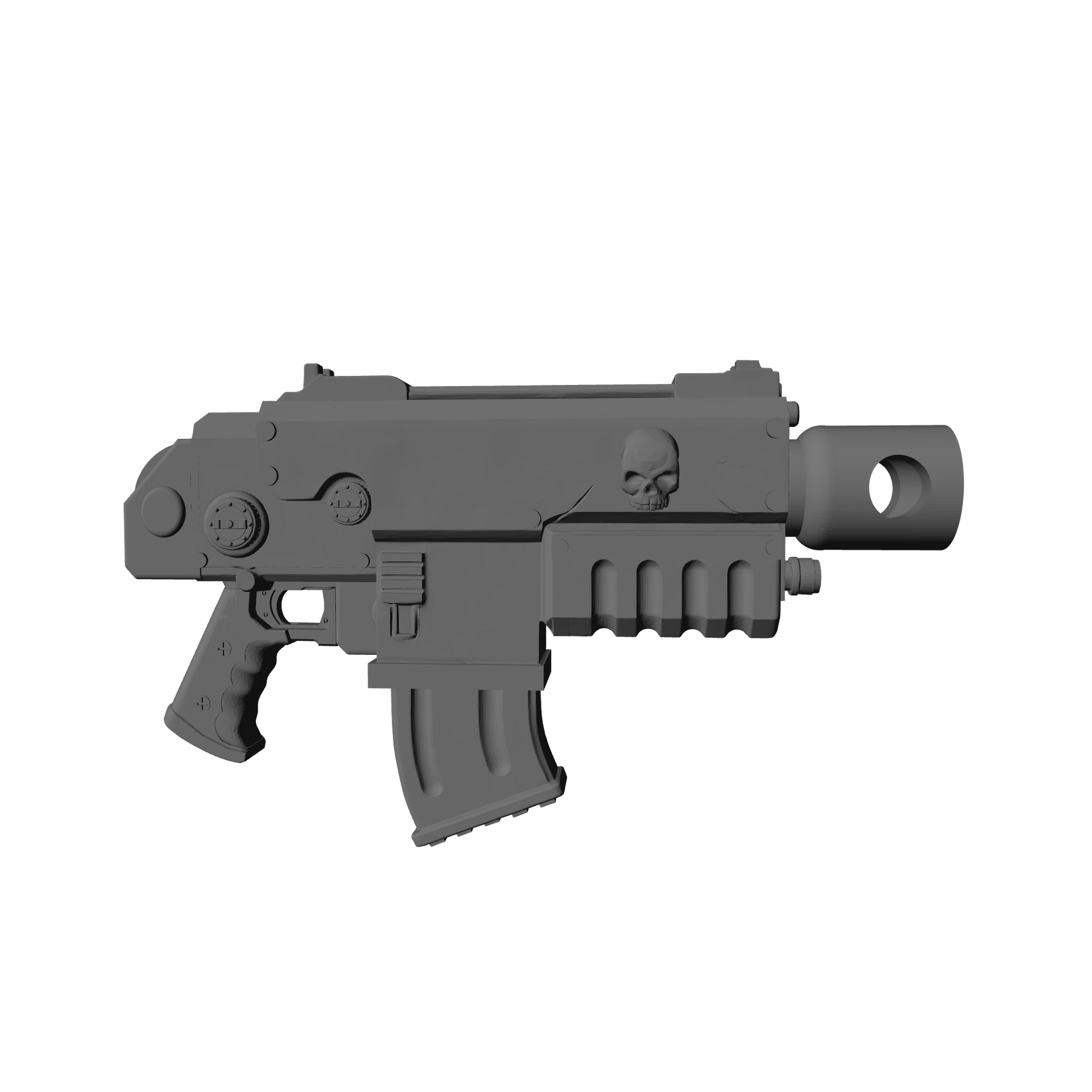 Combat Rifle Type 3 V6 custom resin futuristic rifle compatible with McFarlane Toys 7-inch armored action figures