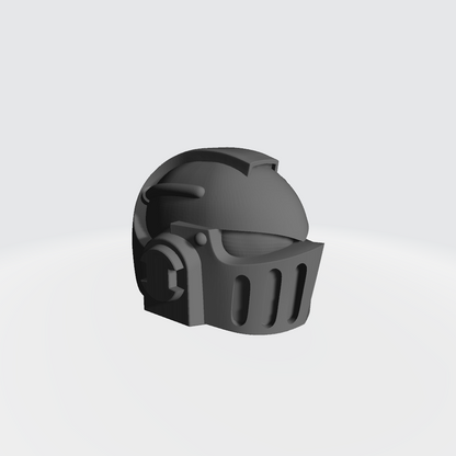 Demon Hunters Warrior Order Helmet Ver. B with three side vents on each side compatible with McFarlane Toys 1:12 scale armored action figures
