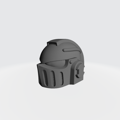 Demon Hunters Warrior Order Helmet Ver. B with three side vents on each side compatible with McFarlane Toys 1:12 scale armored action figures