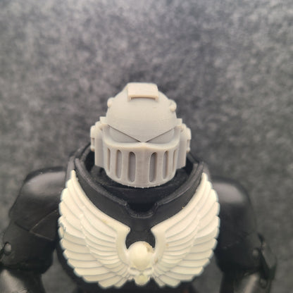 Demon Hunters Warrior Order Helmet Ver. B with three side vents on each side compatible with McFarlane Toys 1:12 scale armored action figures