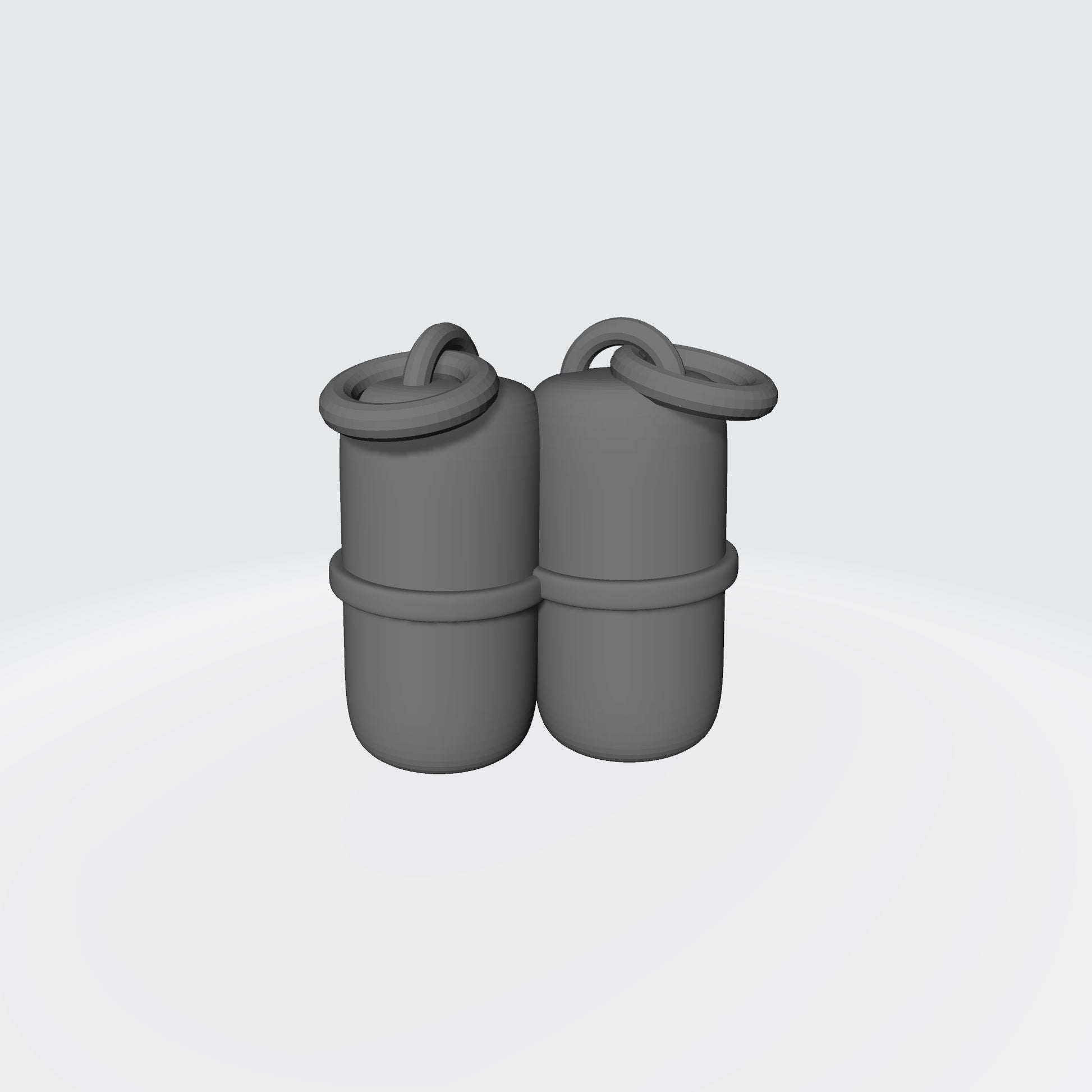 Double Stack Grenades quantity 2 compatible with JoyToy 1:18 scale armored action figures custom resin weapon