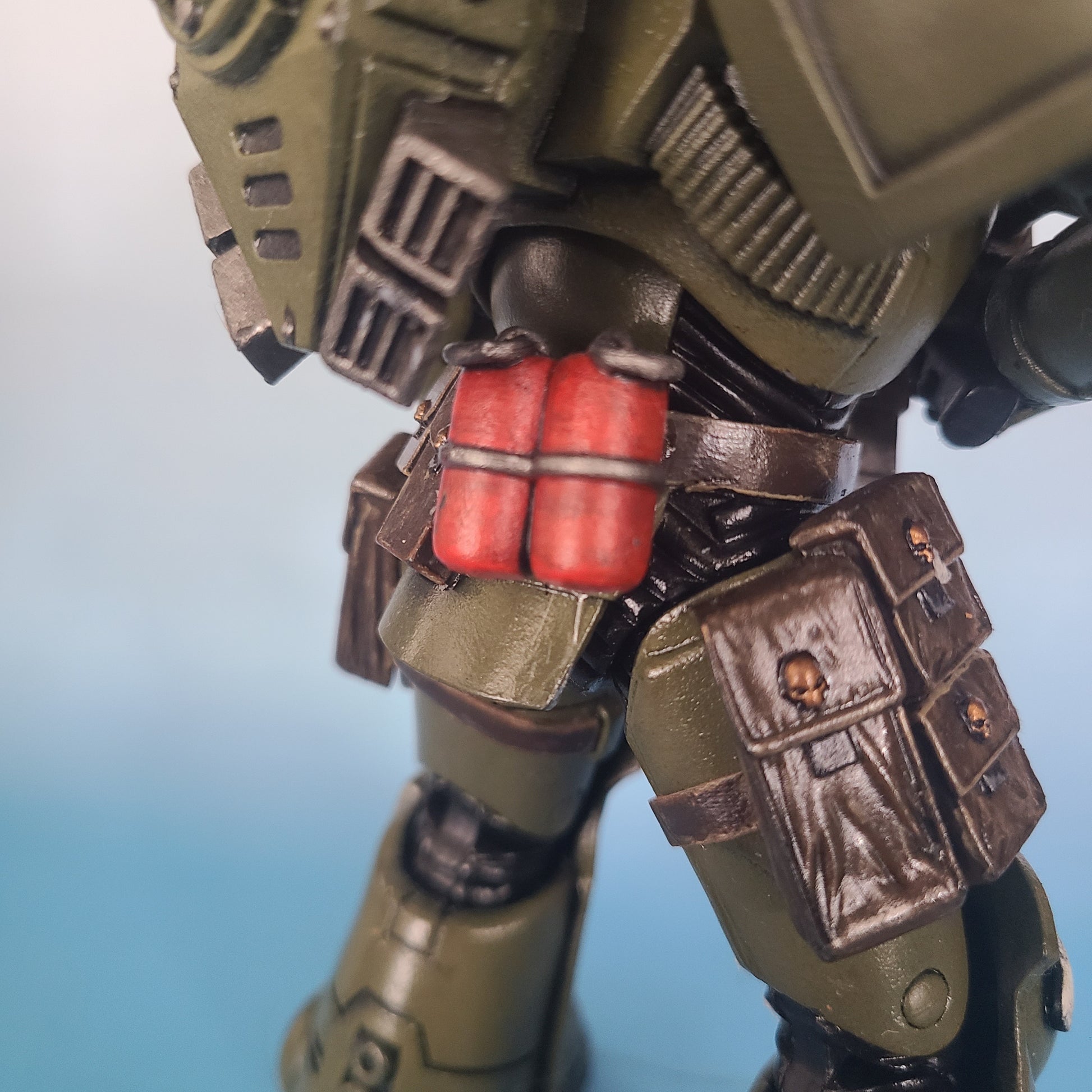 Double Stack Grenades quantity 2 compatible with JoyToy 1:18 scale armored action figures custom resin weapon