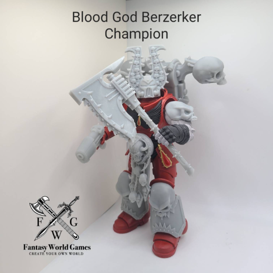 World Devourer Legions Blood Hunter Berzerker Skull Helmet for McFarlane Toys Chaos Space Marine Action Figures