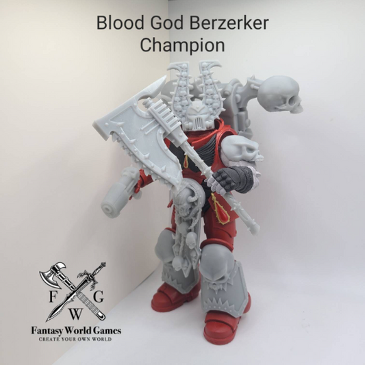 World Devourer Legions Blood Hunter Berzerker Skull Helmet for McFarlane Toys Traitor Marine Action Figures
