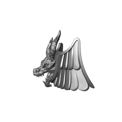 Draco Warrior Order Captain Shin Guard Decal with Dragon compatible with McFarlane Toys 7-inch armored action figures custom resin armor insignia