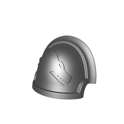 Draco Warrior Order Type 5 Right Shoulder Pad compatible with McFarlane Toys 1:12 scale armored action figures