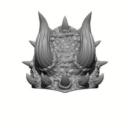 Dragon Warrior Order Monster Hunter Elite Shoulder Pad with Scales and Horns for McFarlane Toys Action Figures