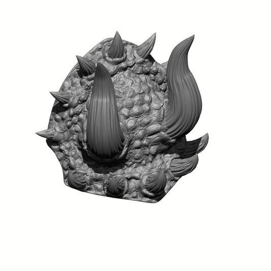 Dragon Warrior Order MH Elite Shoulder Pad with Scales and Horns compatible with McFarlane Toys 7-inch armored action figures custom resin pauldron