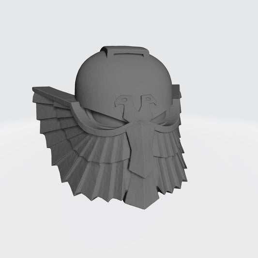 Eagle Guard Helmets compatible with 28mm-32mm scale miniatures custom resin head swaps