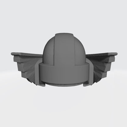 Omega Sentinels Warrior Order Eagle Guard Helmets compatible with 28mm-32mm scale miniatures custom resin head swaps