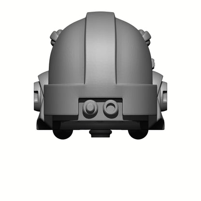 Tech Engineer Warrior Order Type 10 Helmet with Right Optic compatible with McFarlane Toys 1:12 scale armored action figures