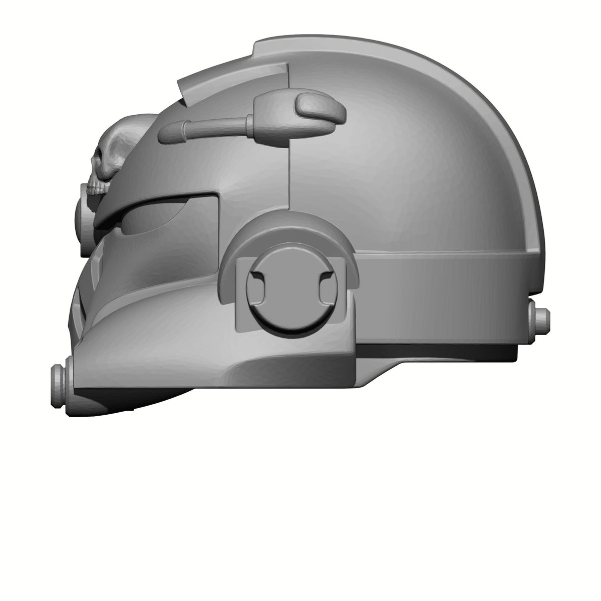 Tech Engineer Warrior Order Type 10 Helmet with Right Optic compatible with McFarlane Toys 1:12 scale armored action figures
