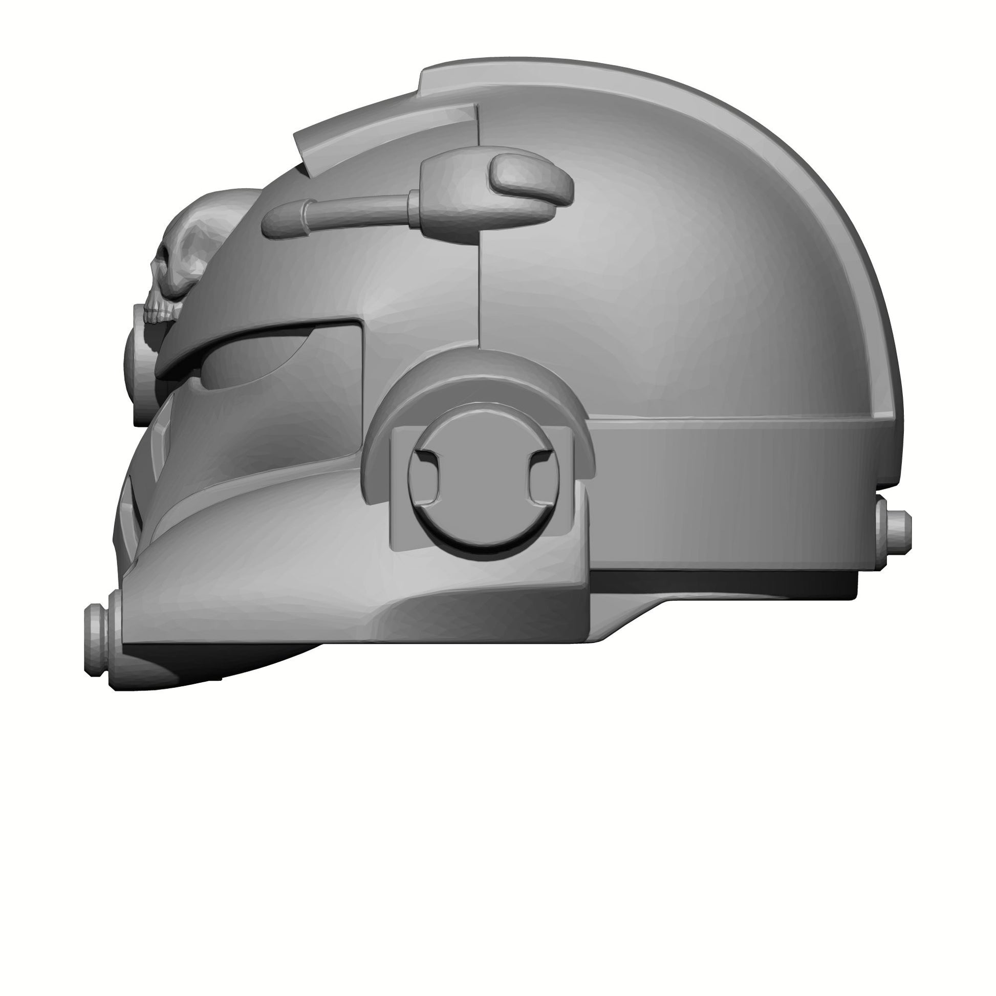 Tech Engineer Warrior Order Type 10 Helmet with Right Optic compatible with McFarlane Toys 1:12 scale armored action figures