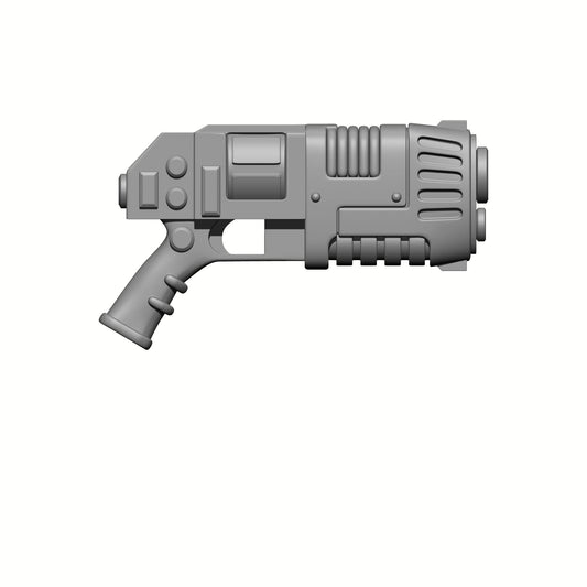 Energy Revolver custom resin weapon compatible with McFarlane Toys 1:12 scale armored action figures