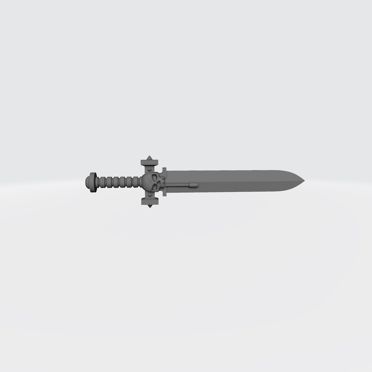 Custom 100mm resin energy sword compatible with McFarlane Toys 7-inch 1:12 scale armored action figures.