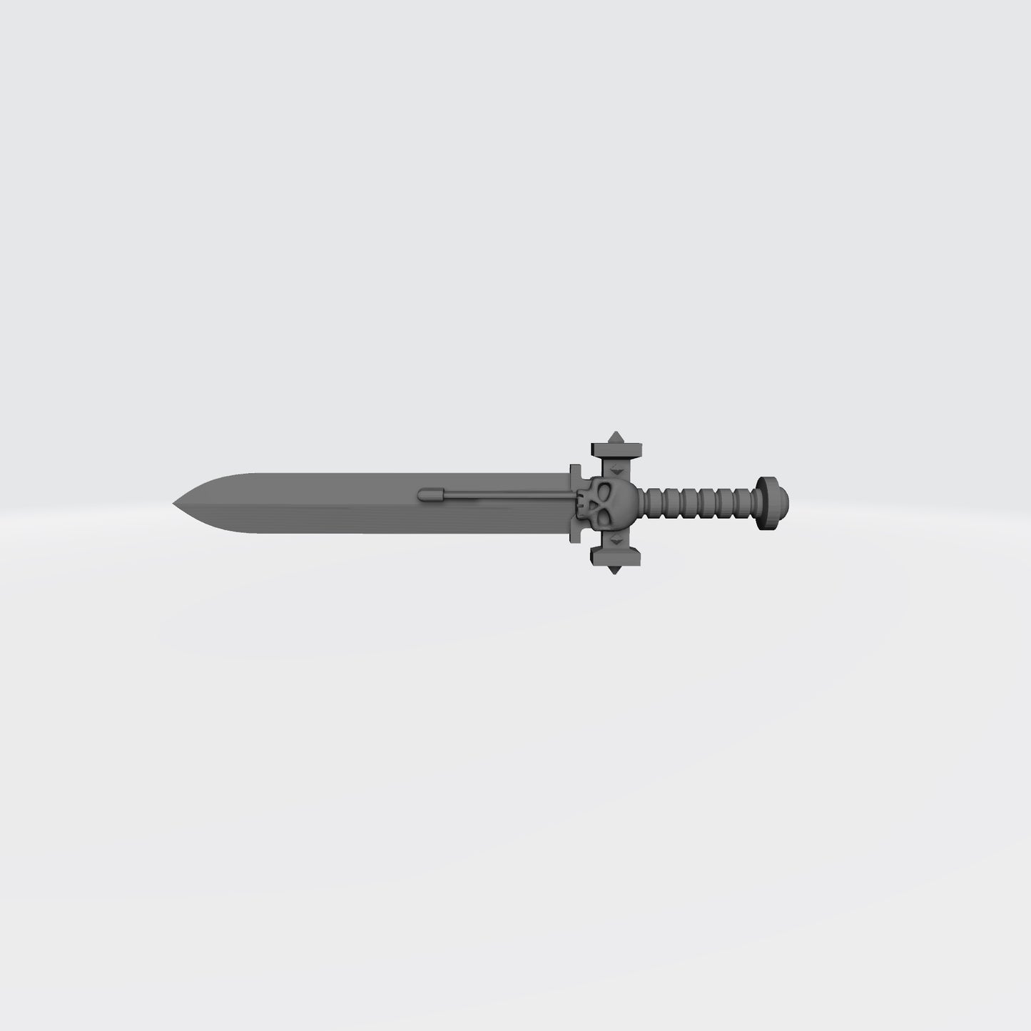 Custom 100mm resin energy sword compatible with McFarlane Toys 7-inch 1:12 scale armored action figures.