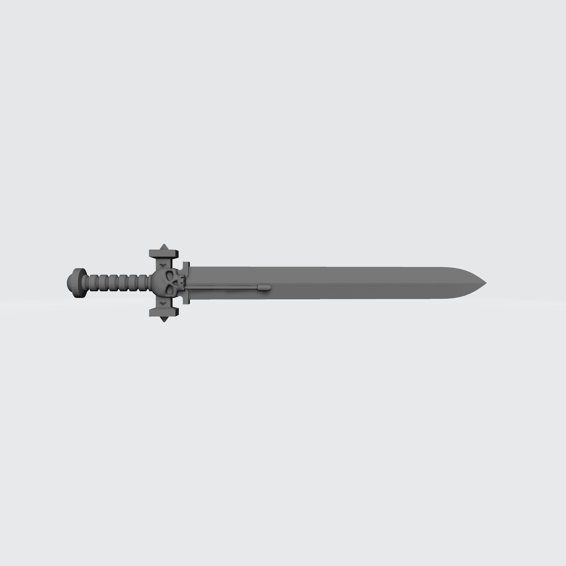 Custom resin Energy Sword 128mm compatible with McFarlane Toys 7-inch armored action figures.