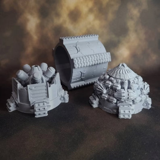 Expeditionary Mole Assault Drill custom PLA+ terrain for 28mm-32mm tabletop games
