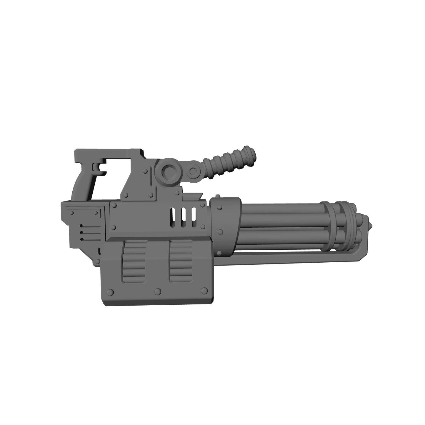 Heavy Assault Cannon Rotary custom resin weapon compatible with McFarlane Toys 7-inch armored action figures