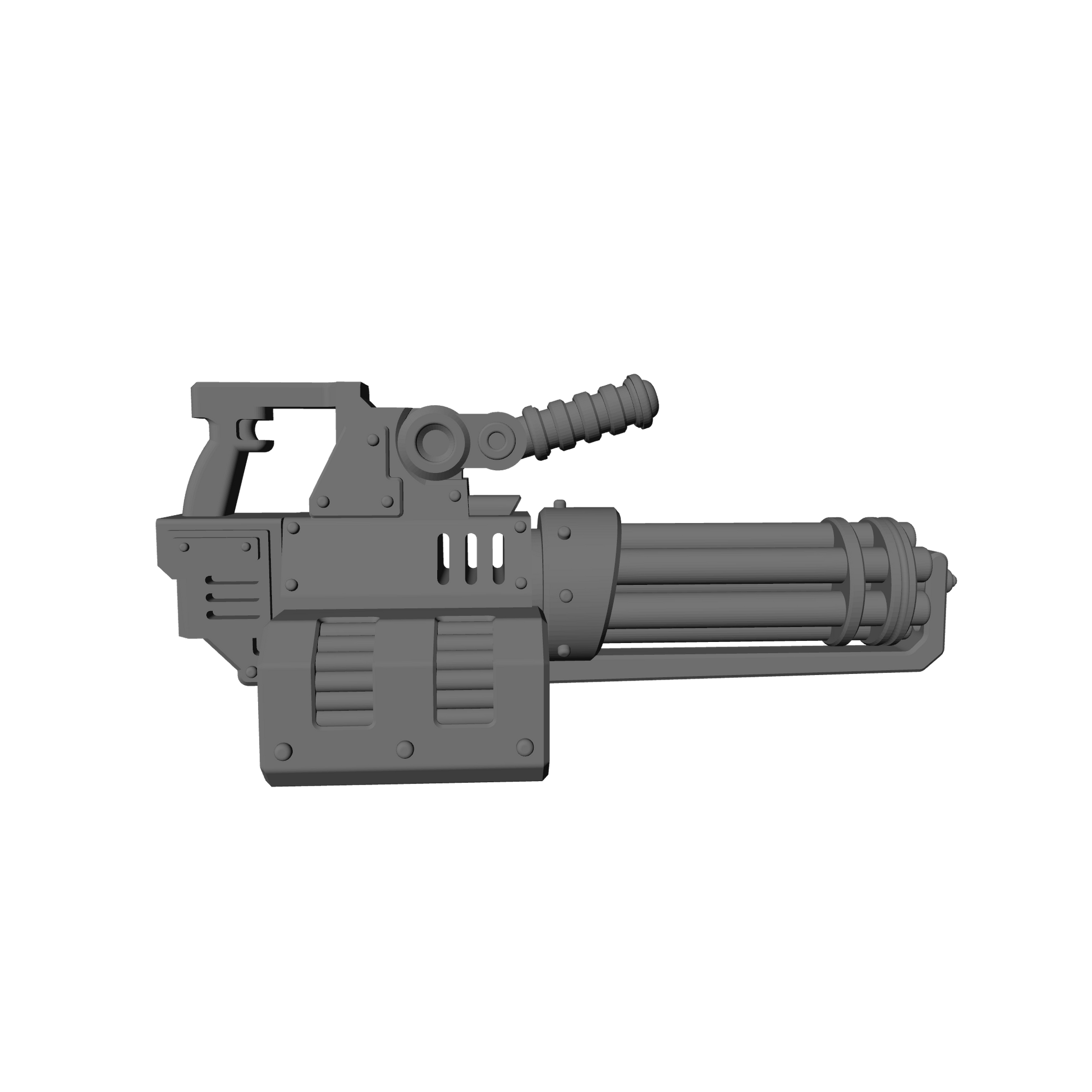 Heavy Assault Cannon Rotary custom resin weapon compatible with McFarlane Toys 7-inch armored action figures