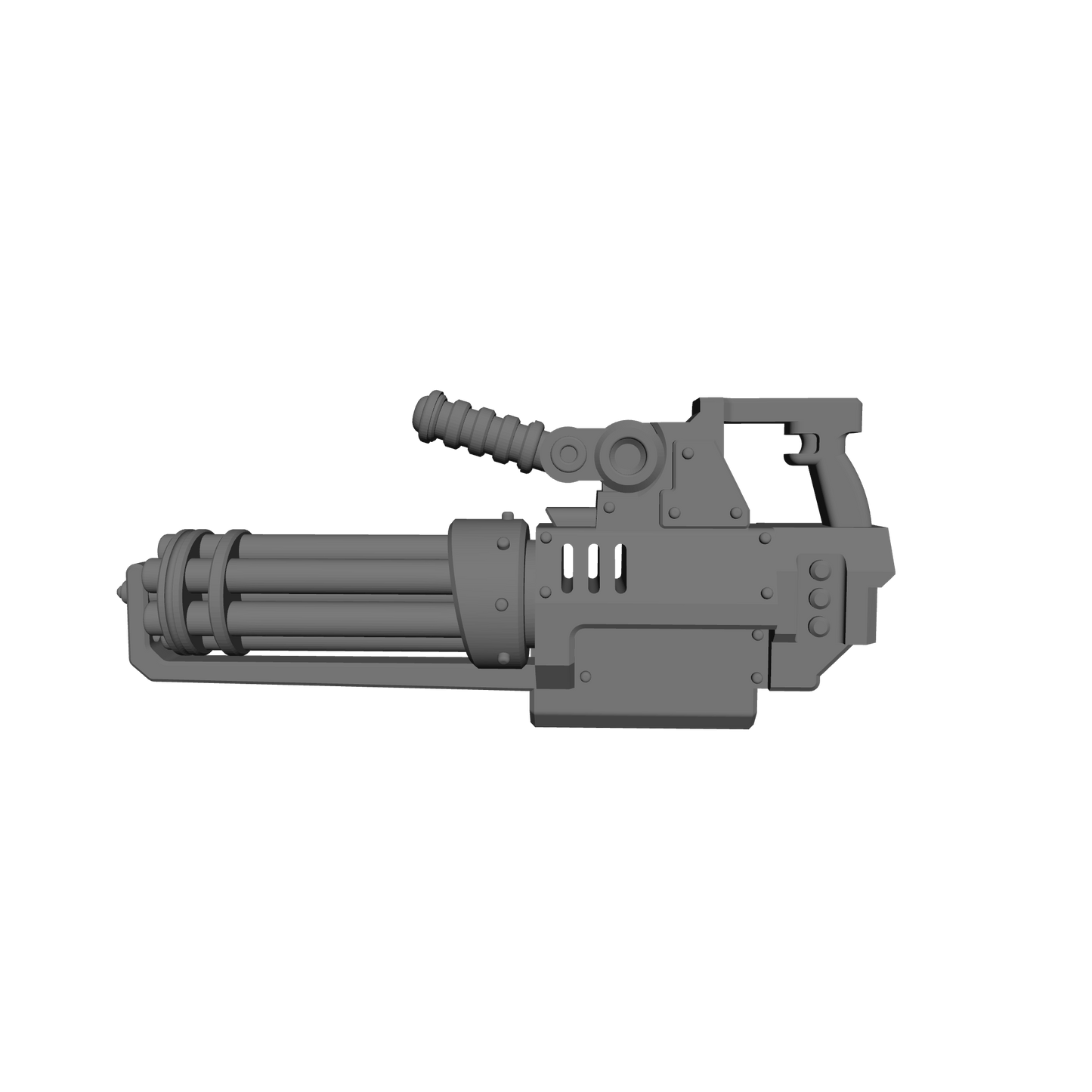 Heavy Assault Cannon Rotary custom resin weapon compatible with McFarlane Toys 7-inch armored action figures
