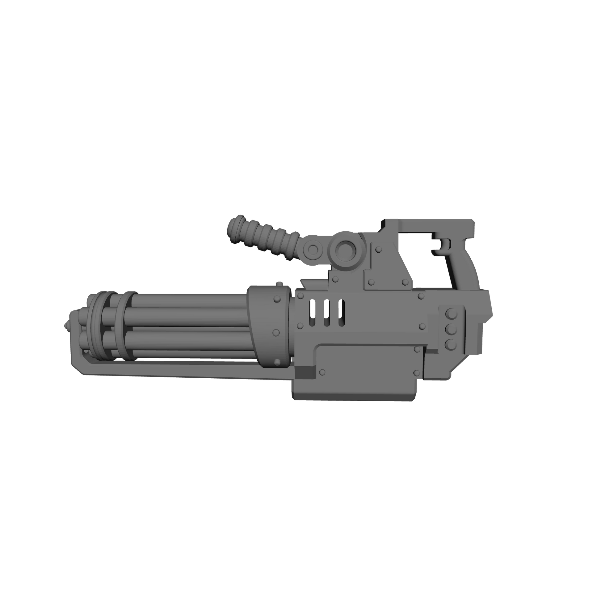 Heavy Assault Cannon Rotary custom resin weapon compatible with McFarlane Toys 7-inch armored action figures