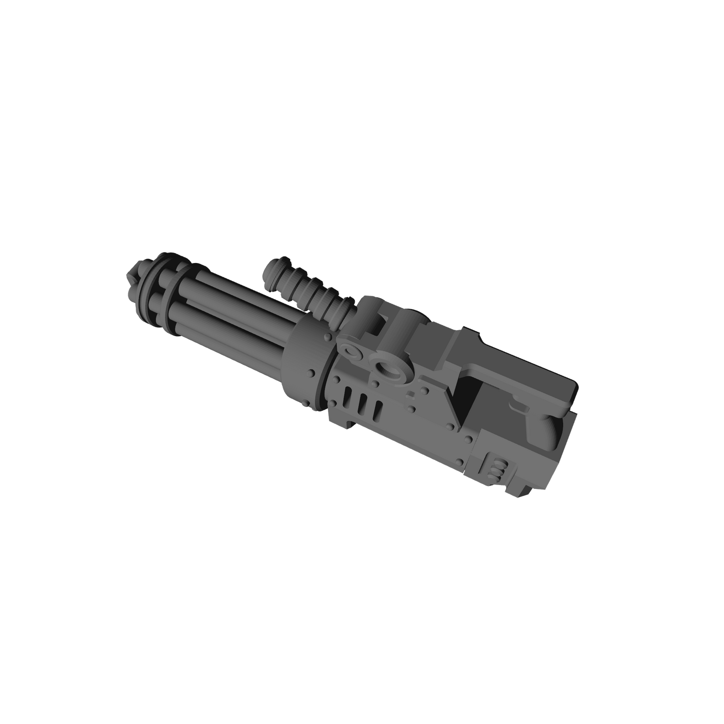 Heavy Assault Cannon Rotary custom resin weapon compatible with McFarlane Toys 7-inch armored action figures