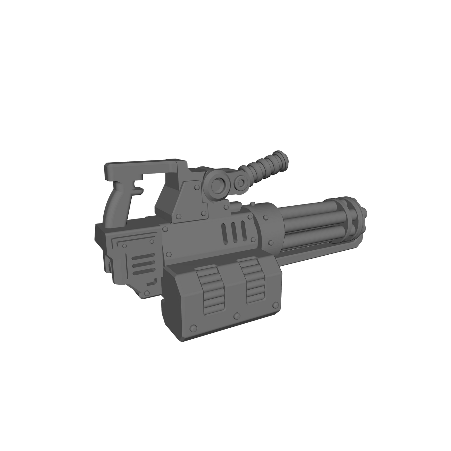Heavy Assault Cannon Rotary custom resin weapon compatible with McFarlane Toys 7-inch armored action figures