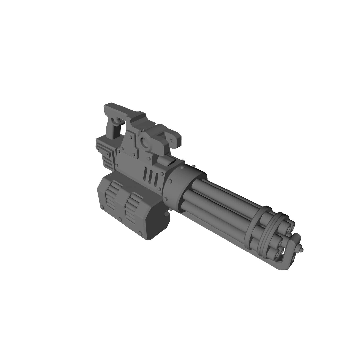 Heavy Assault Cannon Rotary custom resin weapon compatible with JoyToy 1:18 scale armored action figures
