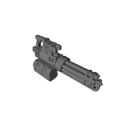 Heavy Assault Cannon Rotary custom resin weapon compatible with JoyToy 1:18 scale armored action figures