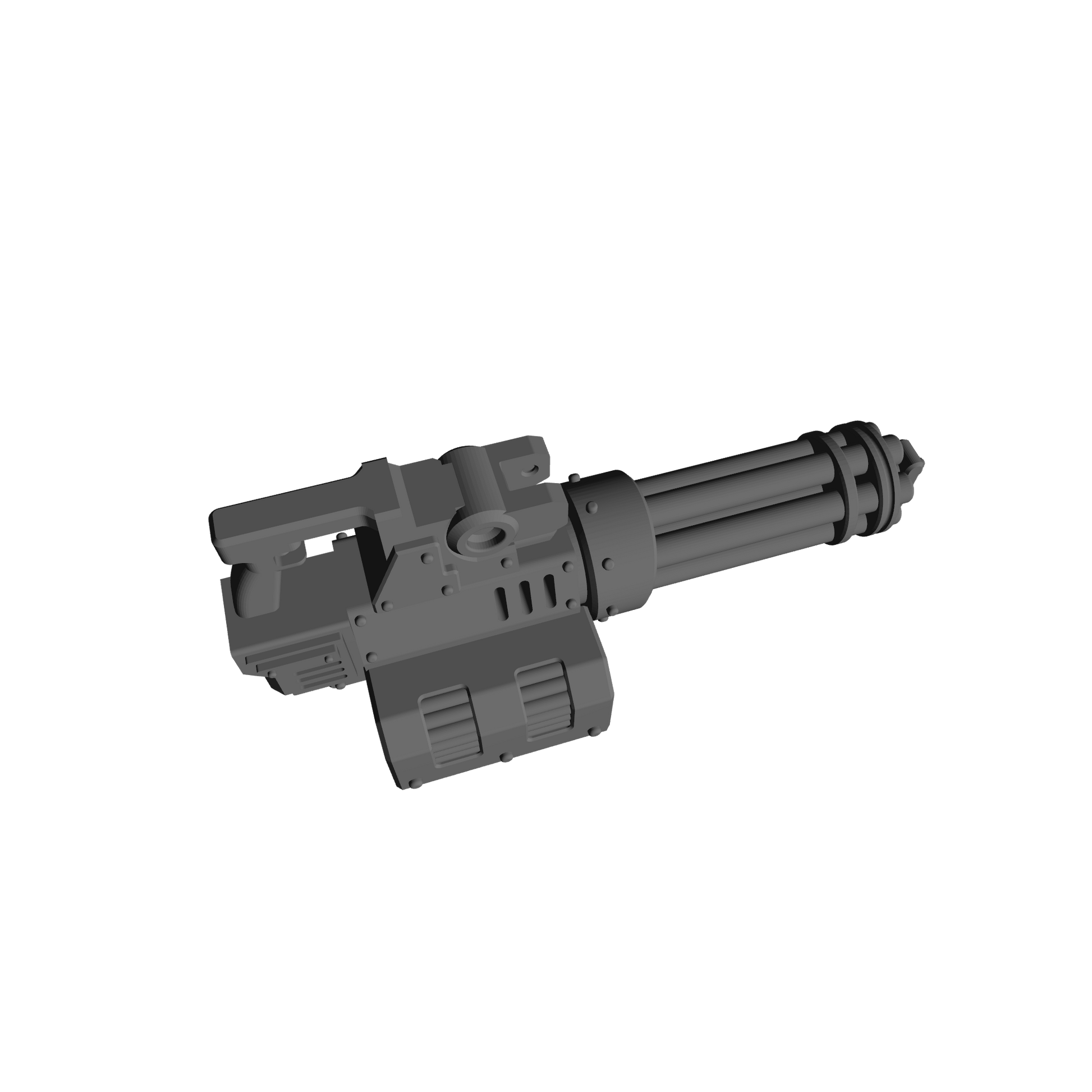 Heavy Assault Cannon Rotary custom resin weapon compatible with JoyToy 1:18 scale armored action figures