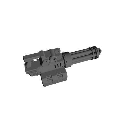 Heavy Assault Cannon Rotary custom resin weapon compatible with JoyToy 1:18 scale armored action figures