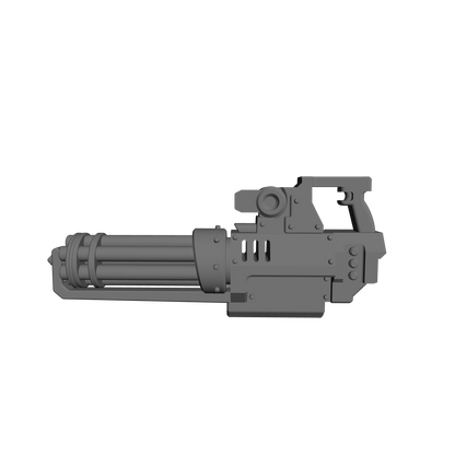 Heavy Assault Cannon Rotary custom resin weapon compatible with JoyToy 1:18 scale armored action figures
