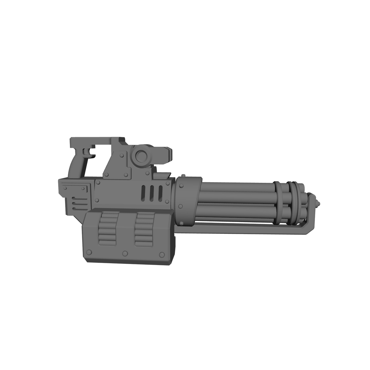 Heavy Assault Cannon Rotary custom resin weapon compatible with JoyToy 1:18 scale armored action figures
