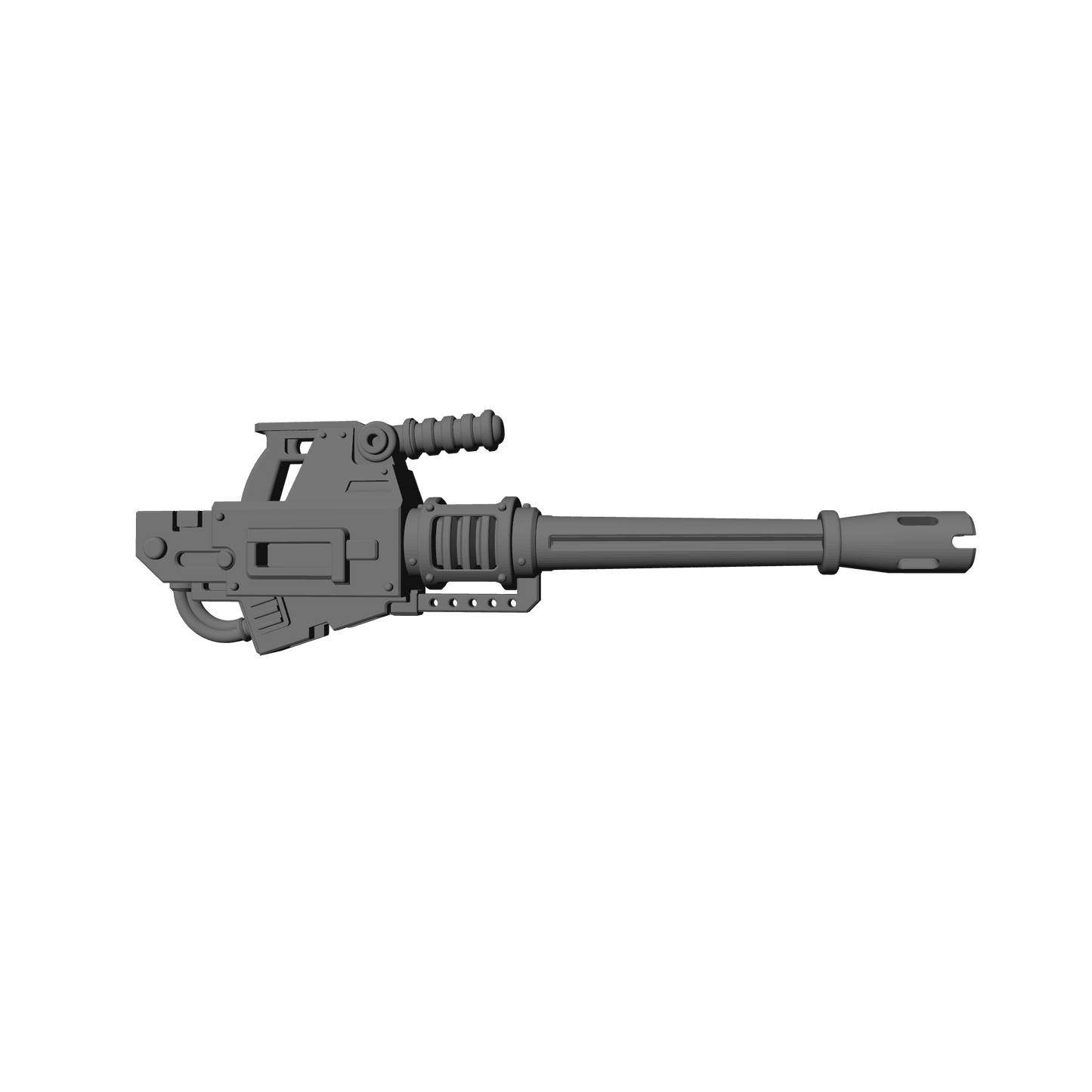 Heavy Autogun 30K two-part resin weapon compatible with JoyToy 1:18 scale armored action figures