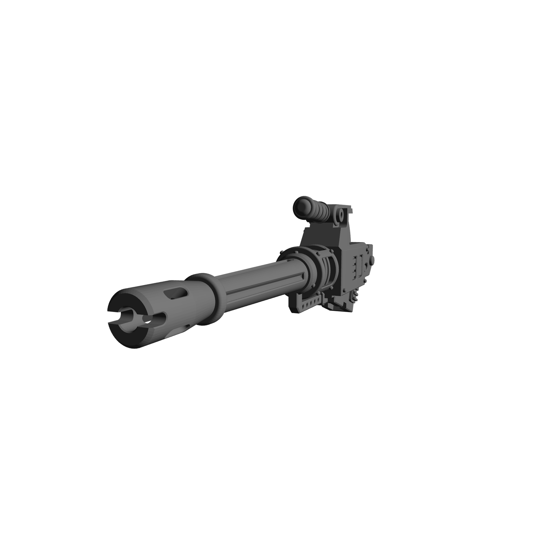 Heavy Autogun 30K two-part resin weapon compatible with JoyToy 1:18 scale armored action figures