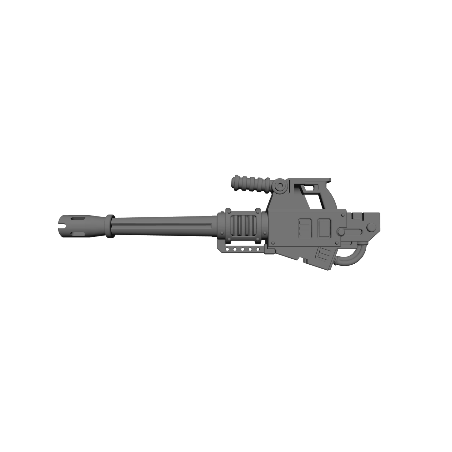 Heavy Autogun 30K two-part resin weapon compatible with JoyToy 1:18 scale armored action figures