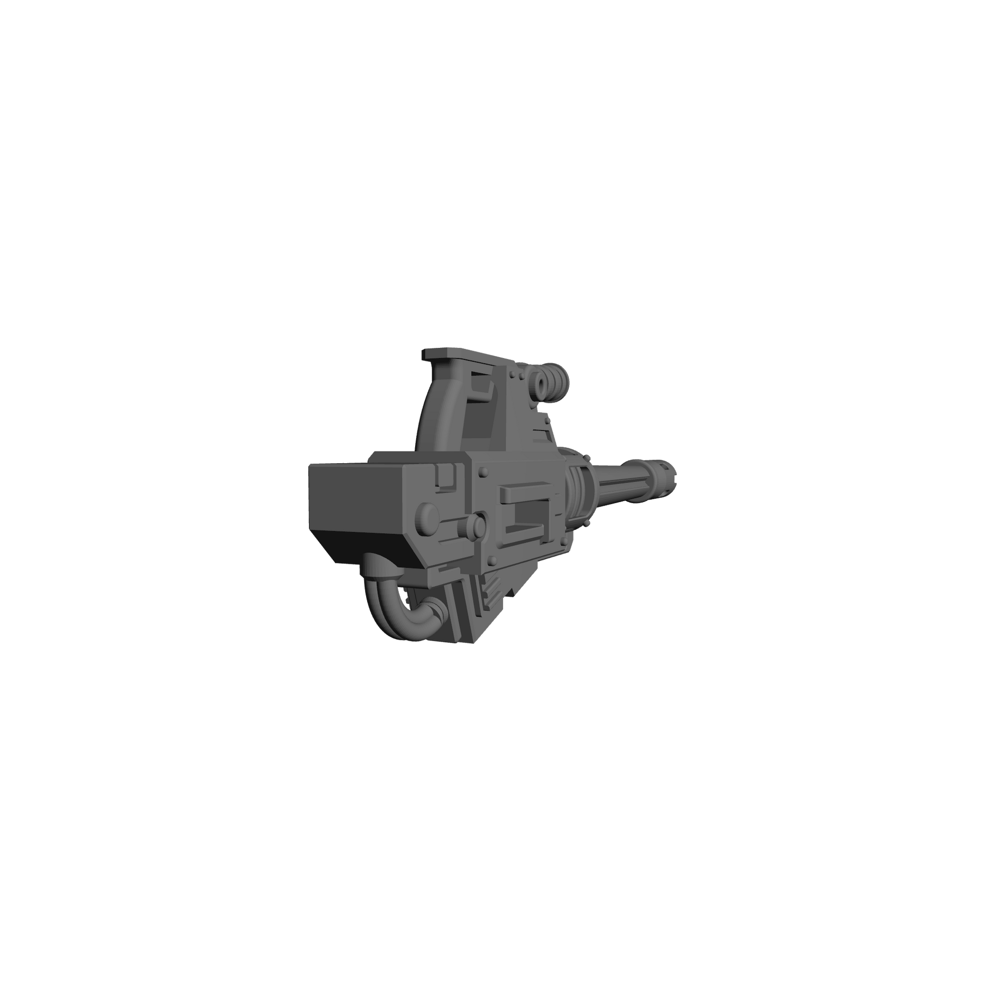 Heavy Autogun 30K two-part resin weapon compatible with JoyToy 1:18 scale armored action figures