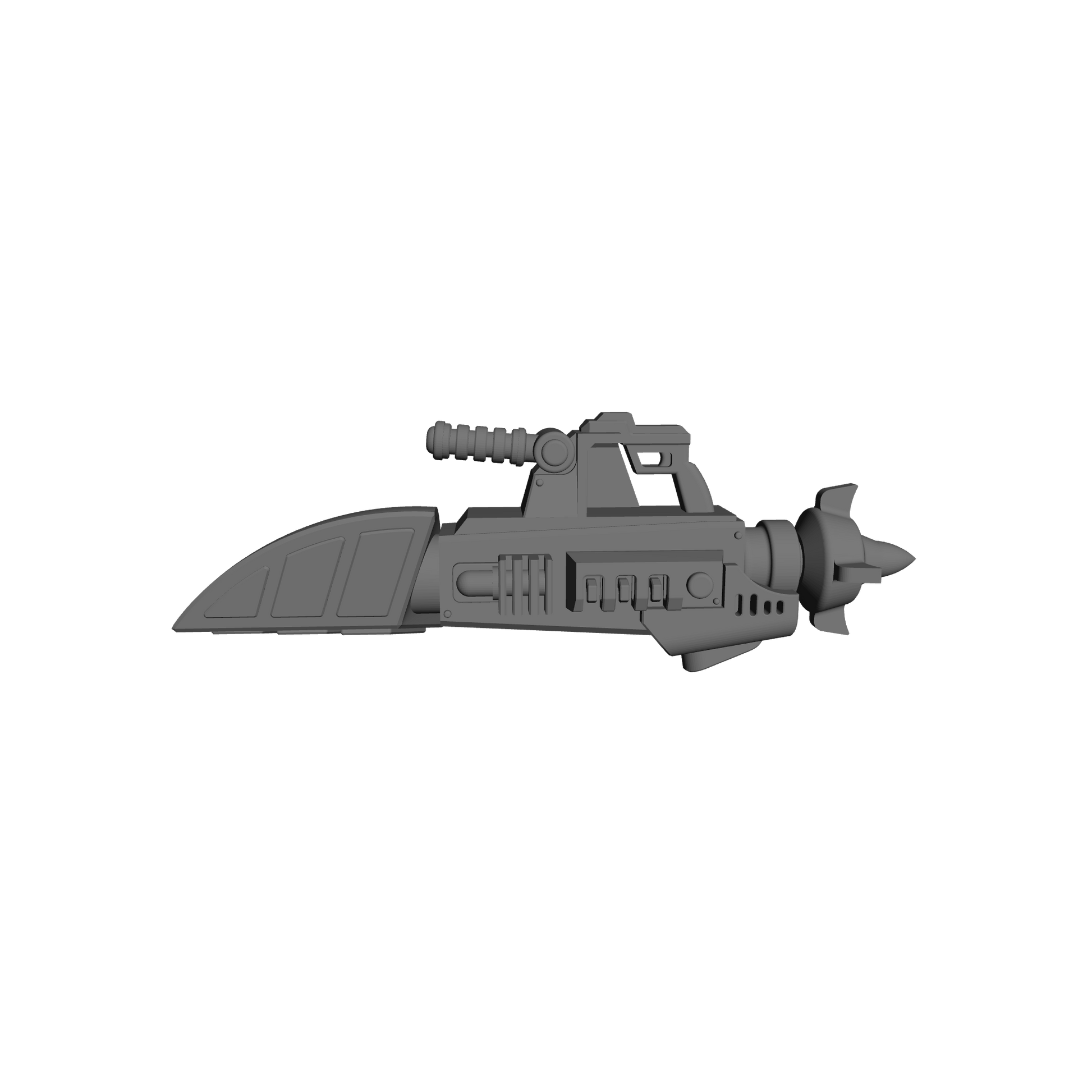 Heavy Missile Launcher V2 resin heavy weapon for 1:18 Scale Grimdark Armored Soldier Upgrades compatible with JoyToy 1:18 scale action figures