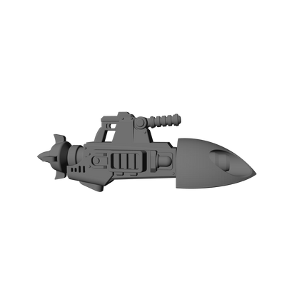 Heavy Missile Launcher V2 resin heavy weapon for 1:18 Scale Grimdark Armored Soldier Upgrades compatible with JoyToy 1:18 scale action figures