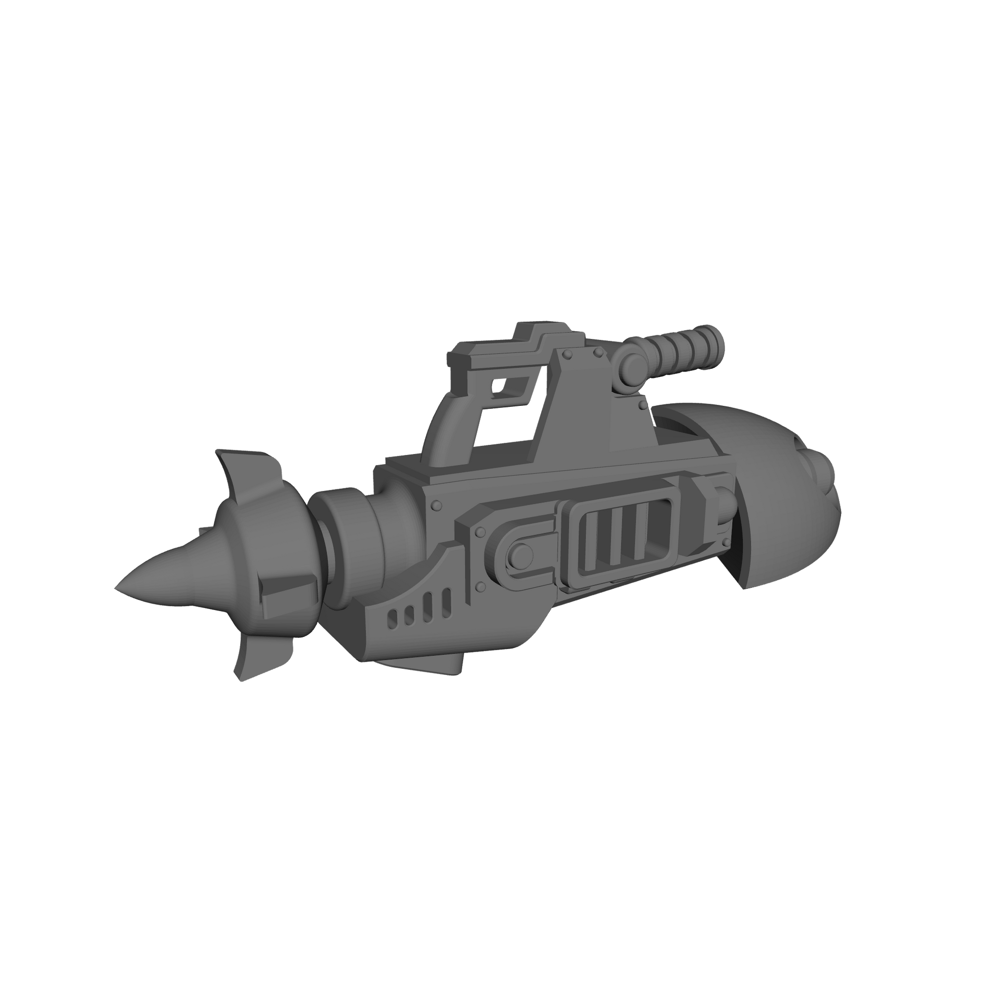 Heavy Missile Launcher V2 resin heavy weapon for 1:18 Scale Grimdark Armored Soldier Upgrades compatible with JoyToy 1:18 scale action figures