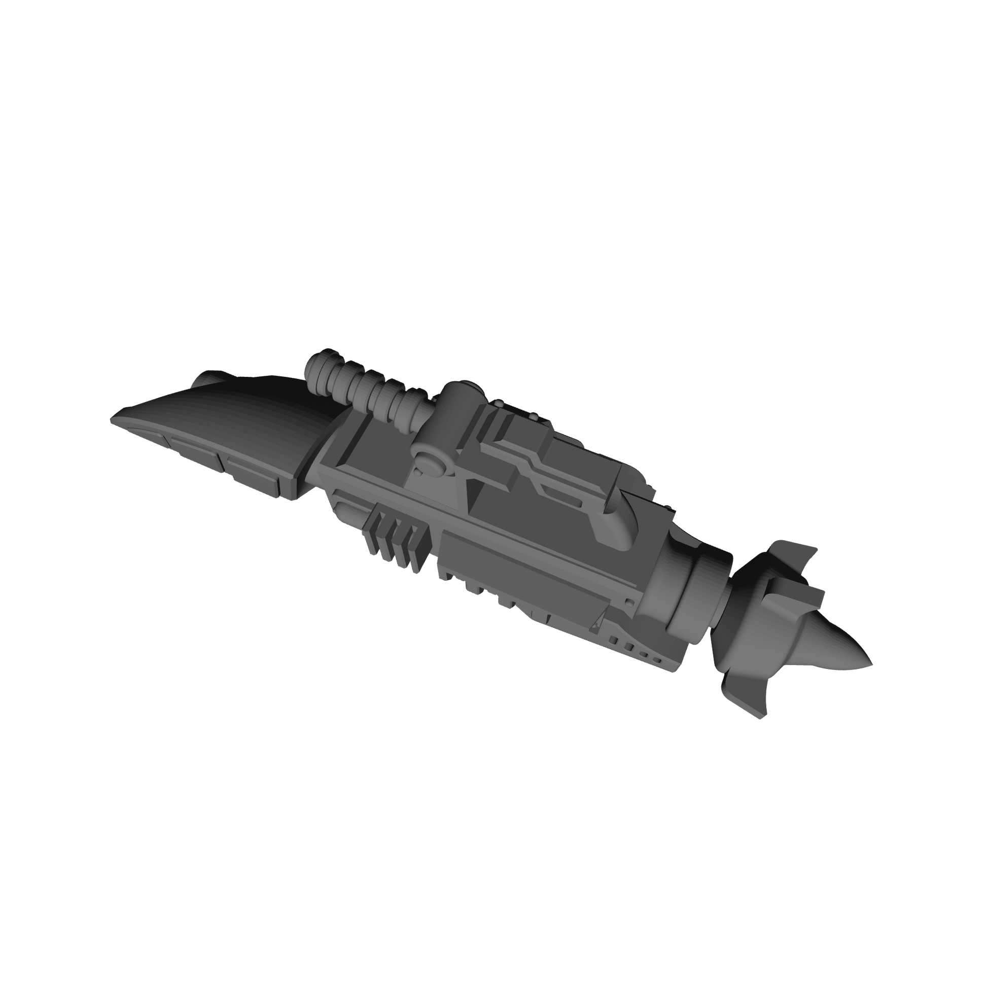 Heavy Missile Launcher V2 resin heavy weapon for 1:18 Scale Grimdark Armored Soldier Upgrades compatible with JoyToy 1:18 scale action figures