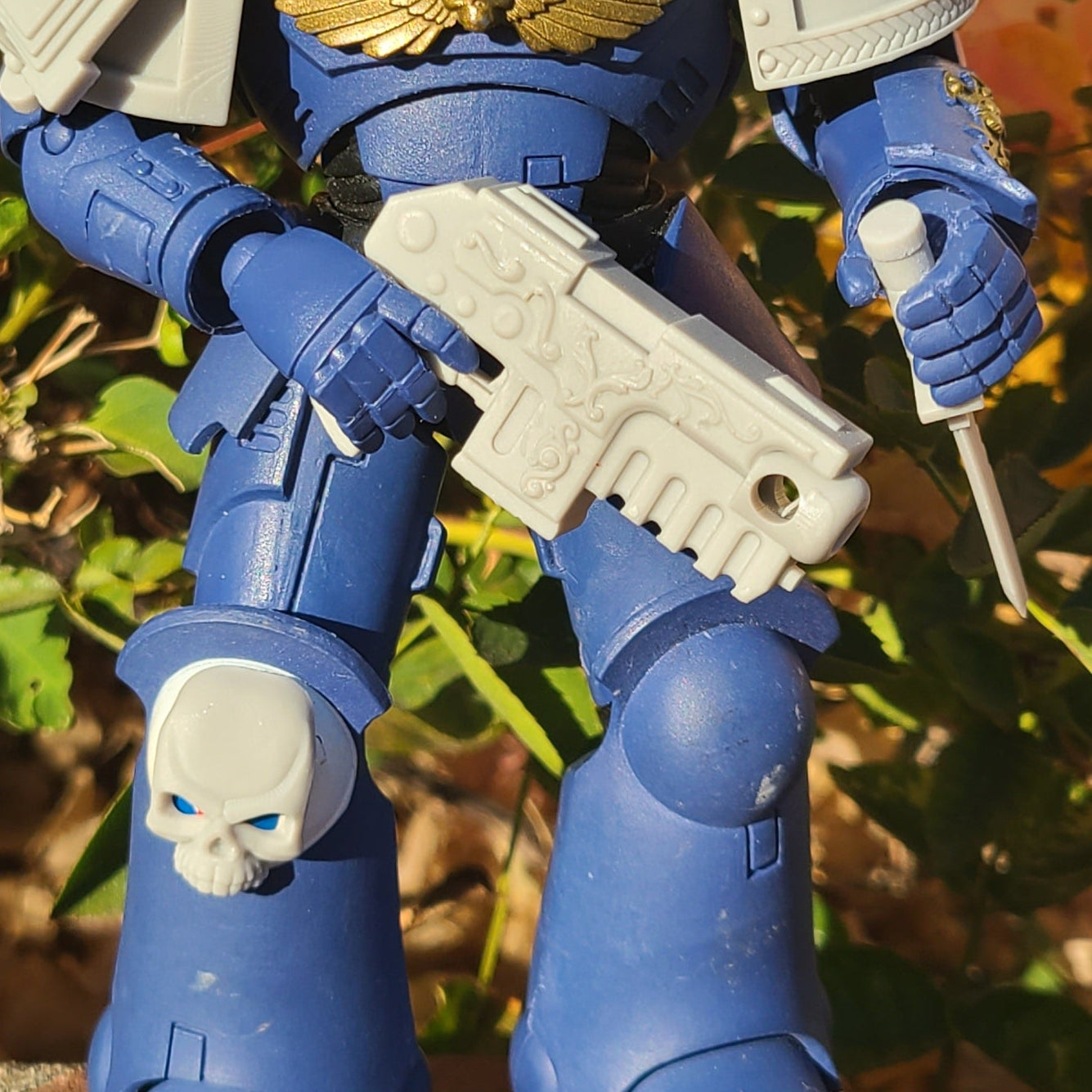 Heavy Strike Pistol Artificer Pattern resin weapon accessory for McFarlane action figures