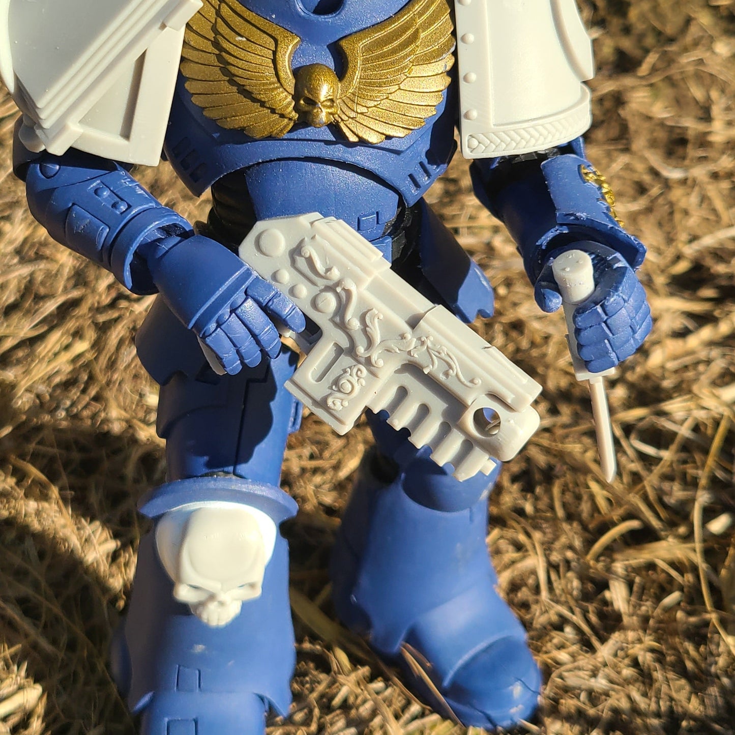 Heavy Strike Pistol Artificer Pattern resin weapon accessory for McFarlane action figures
